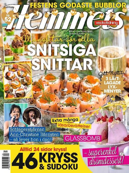 Cover image for Hemmets Veckotidning